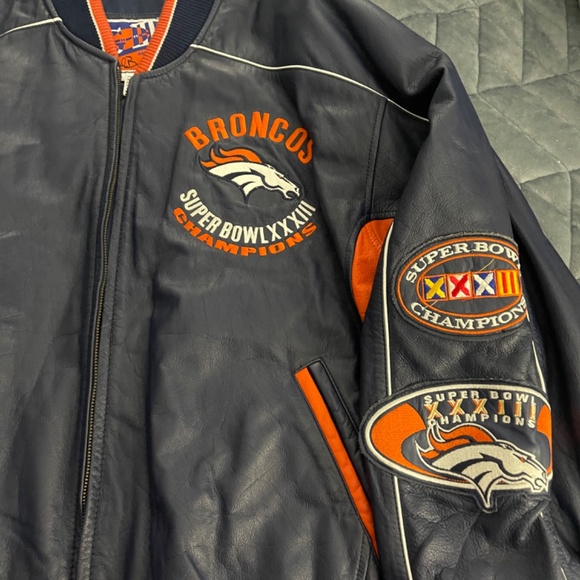 Denver Broncos Leather Jacket - Picture 7 of 7